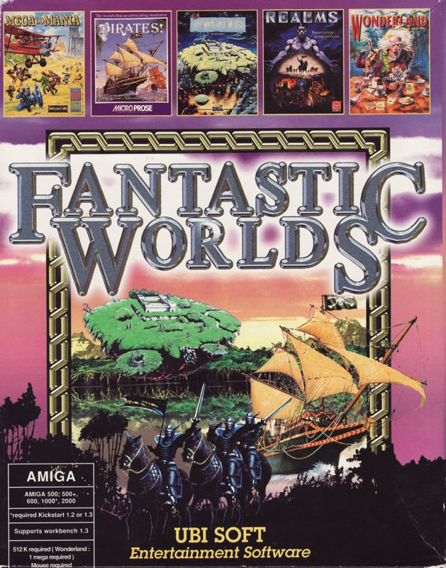 Front Cover for Fantastic Worlds (Amiga)