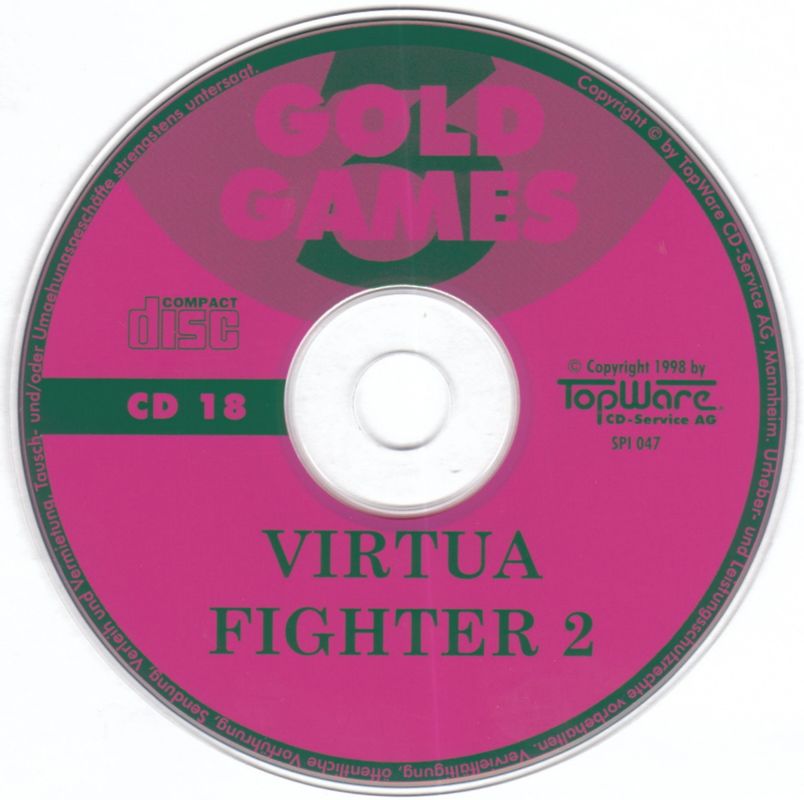 Media for Gold Games 3 (DOS and Windows): Disc 18 - Virtua Fighter 2