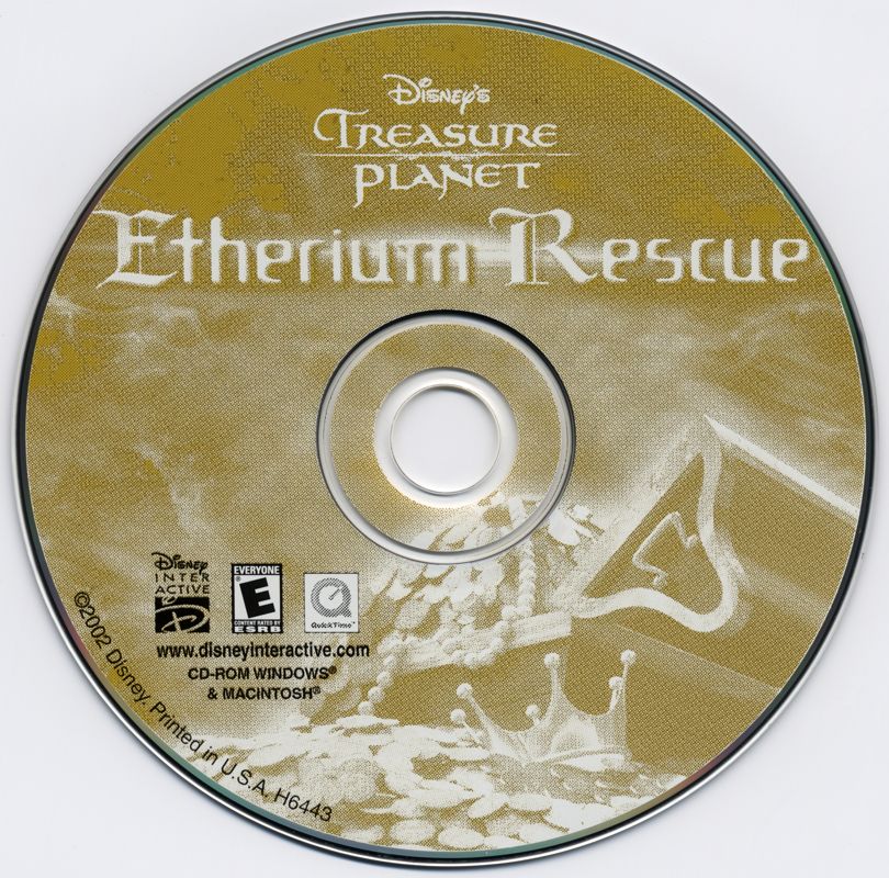 Media for Disney's Treasure Planet Collection (Macintosh and Windows): Etherium Rescue Disc
