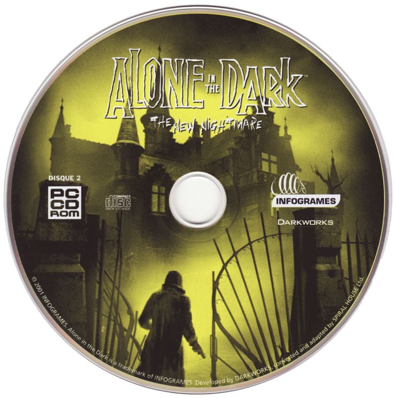 Media for Alone in the Dark: The New Nightmare (Windows): Disc 2