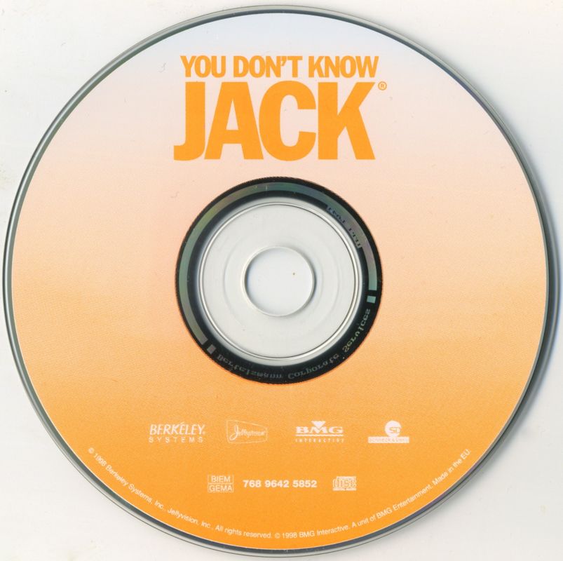 Media for You Don't Know Jack: Volume 2 (Macintosh and Windows and Windows 3.x)
