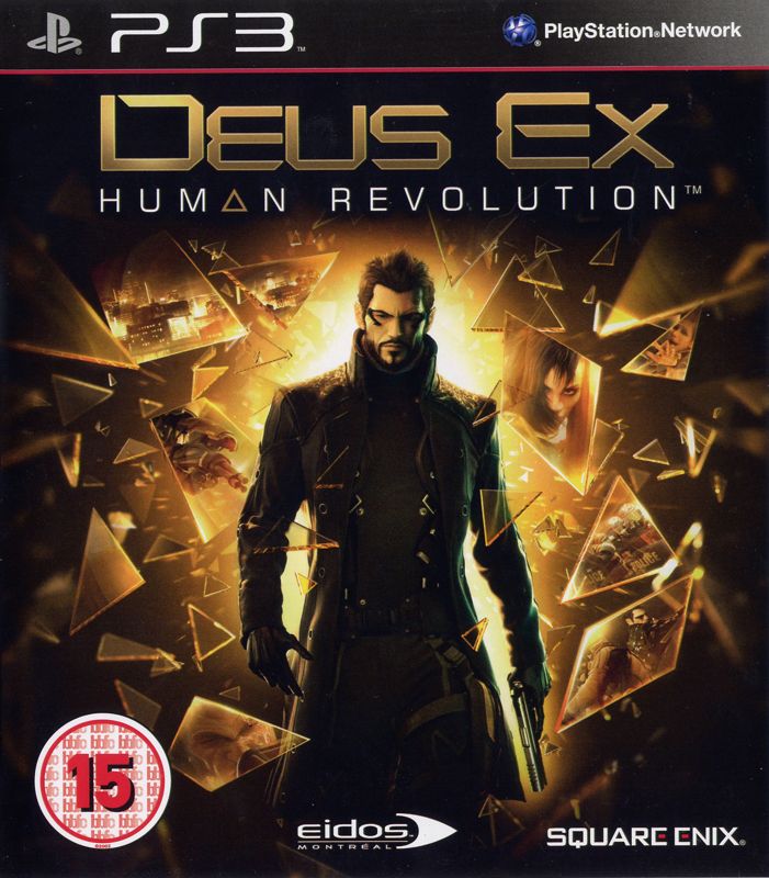 Front Cover for Deus Ex: Human Revolution (PlayStation 3)