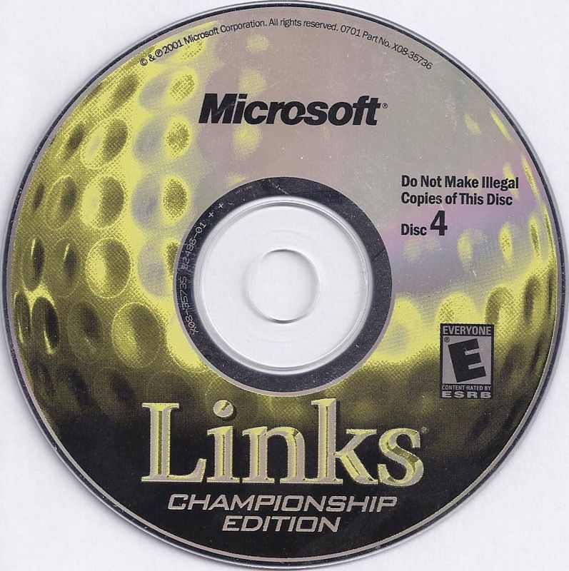 Media for Links: Championship Edition (Windows): Disc 4/4