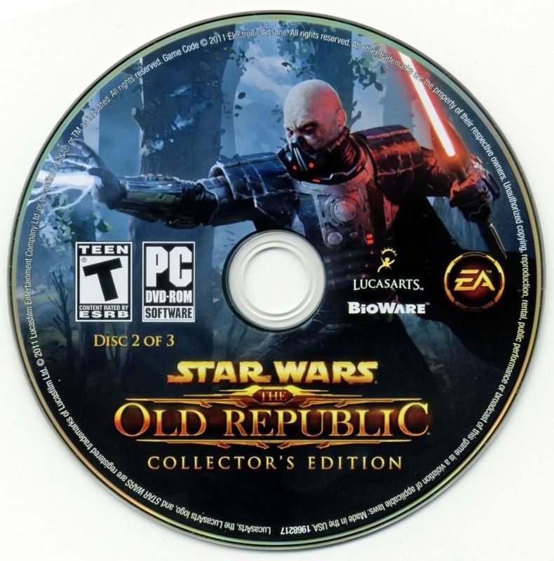 Media for Star Wars: The Old Republic (Collector's Edition) (Windows): Disc 2