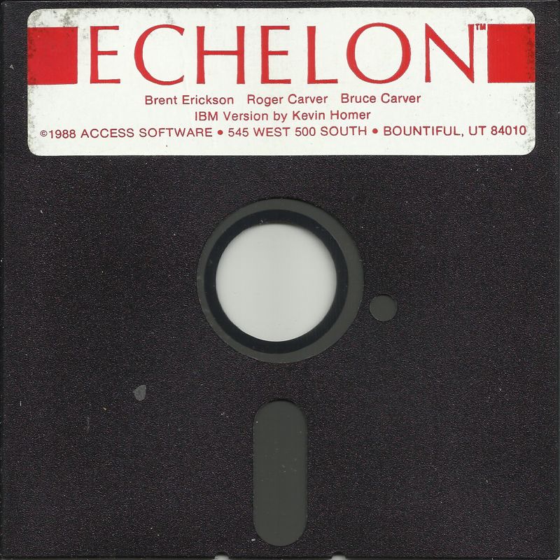 Media for Echelon (DOS) (5.25" Original Release): Game Disk