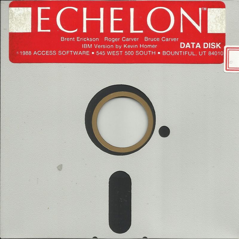 Media for Echelon (DOS) (5.25" Original Release): Data Disk