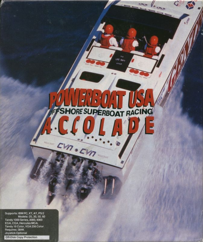 Front Cover for Heat Wave: Offshore Superboat Racing (DOS)