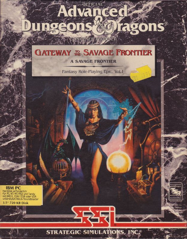 Front Cover for Gateway to the Savage Frontier (DOS) (3.5" disk release)