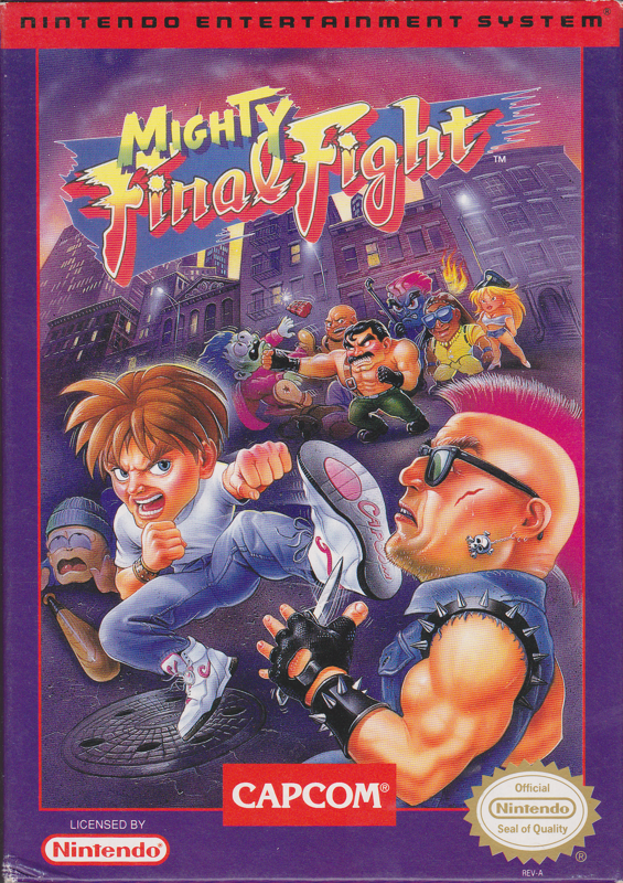 Front Cover for Mighty Final Fight (NES)