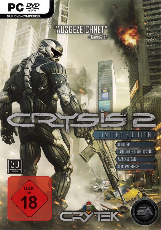 Crysis 2 (Limited Edition) cover or packaging material - MobyGames