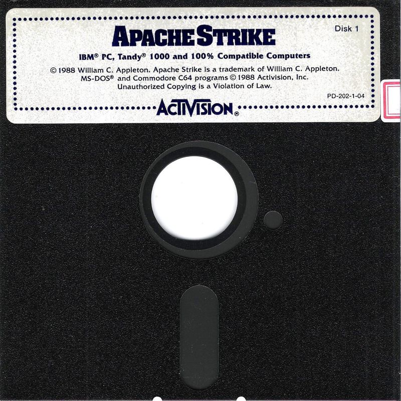 Media for Apache Strike (DOS) (5.25" Release): Disk (1/2)