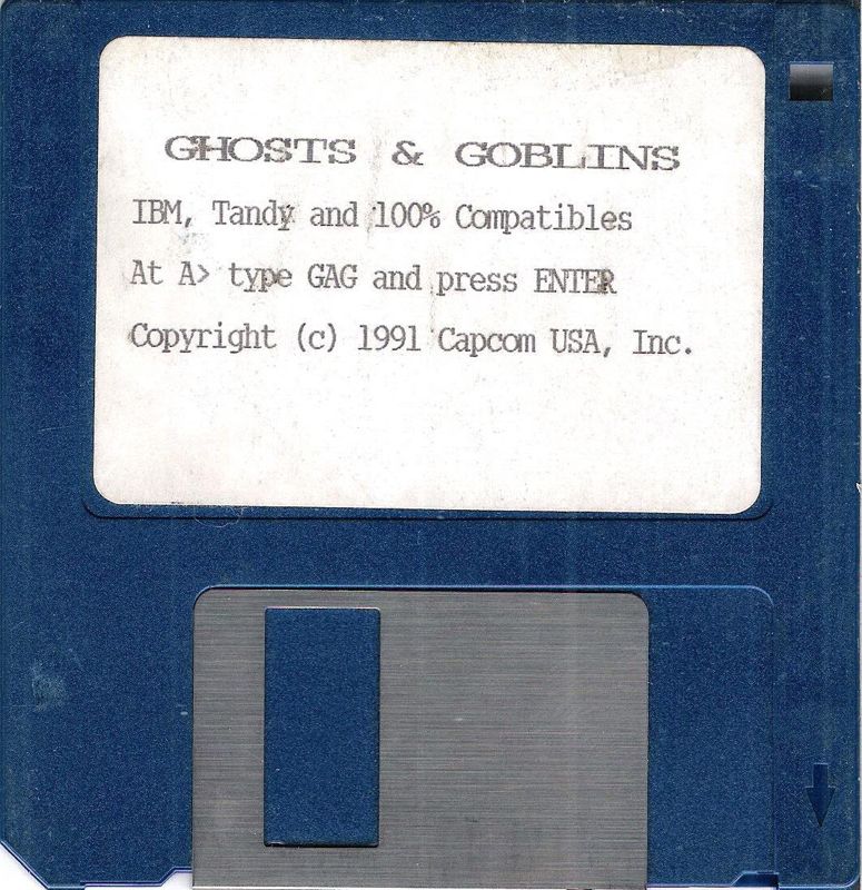 Media for Ghosts 'N Goblins (DOS) (3.5" Release (in 1991))
