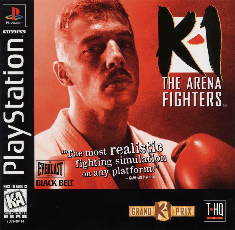 Front Cover for K-1 The Arena Fighters (PlayStation)