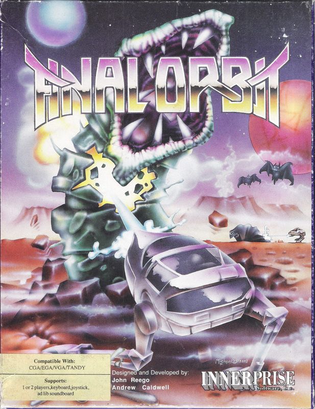 Front Cover for Final Orbit (DOS) (5.25" Release)