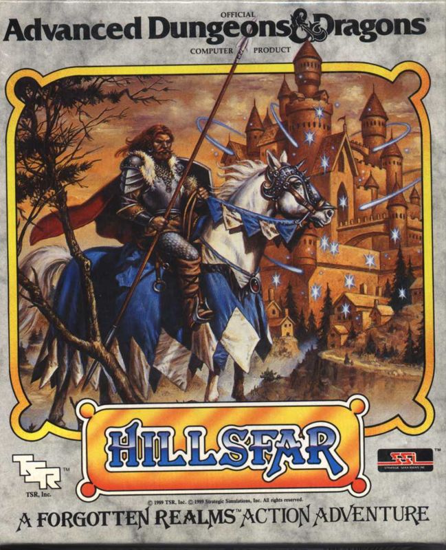Front Cover for Hillsfar (DOS)