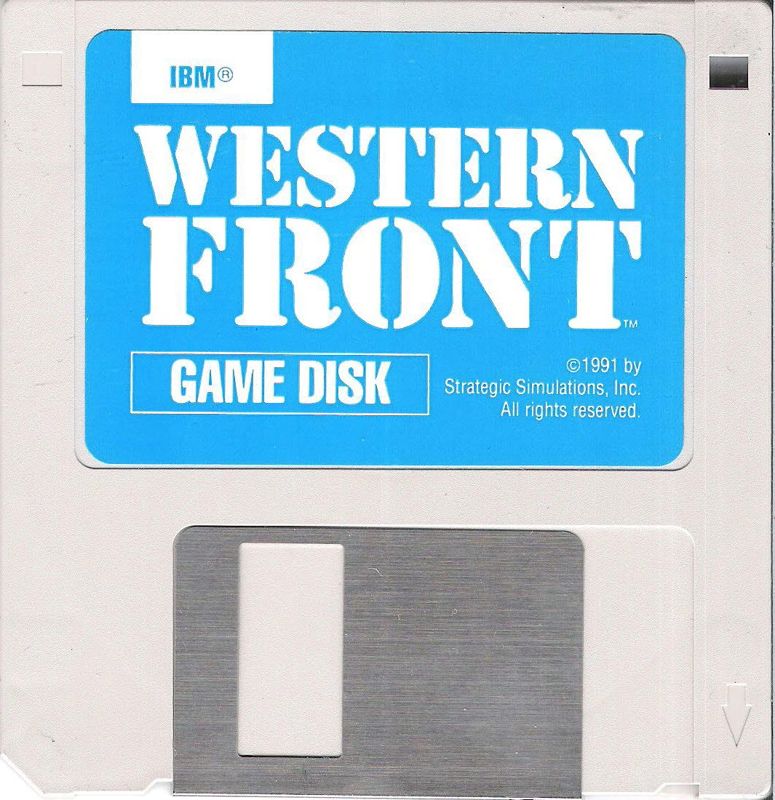 Media for Western Front: The Liberation of Europe 1944-1945 (DOS) (3.5" Floppy Disk release)