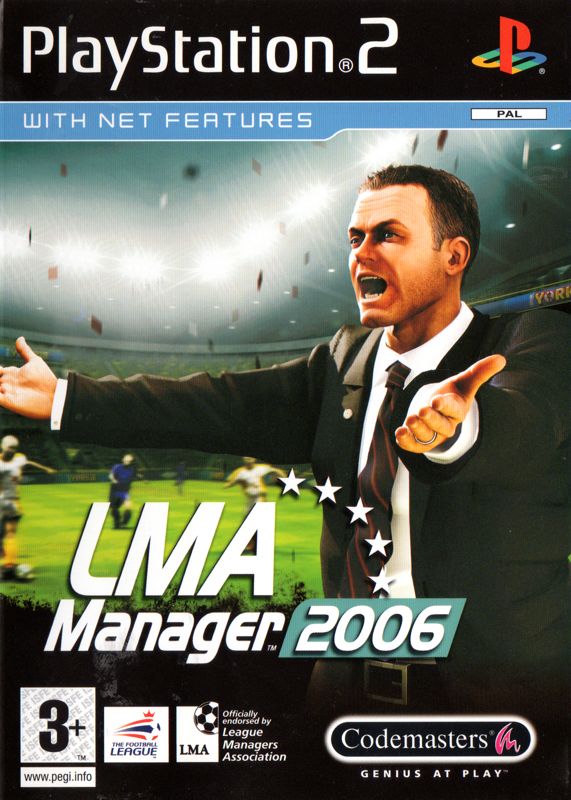 Front Cover for LMA Manager 2006 (PlayStation 2)