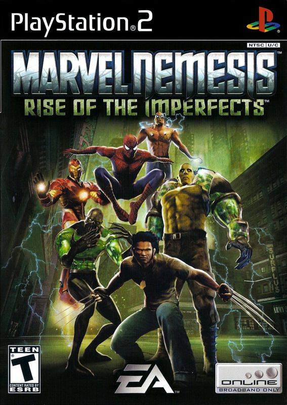 Front Cover for Marvel Nemesis: Rise of the Imperfects (PlayStation 2)