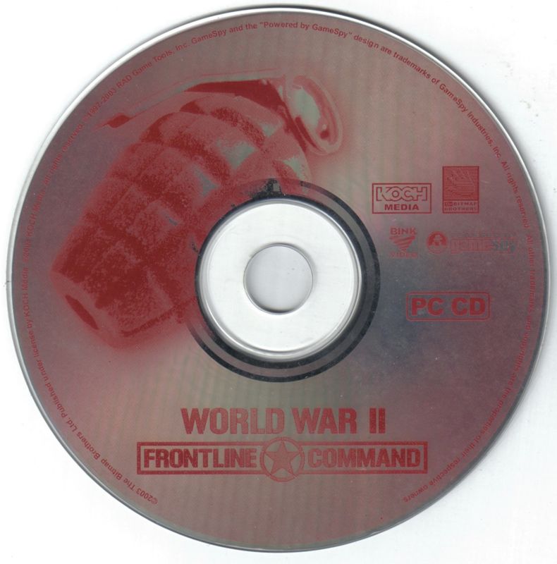 Media for World War II: Frontline Command (Windows)