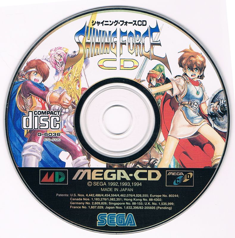 Media for Shining Force CD (SEGA CD)