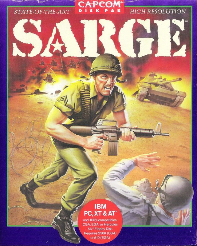 Front Cover for Sarge (DOS) (5.25" disk release)