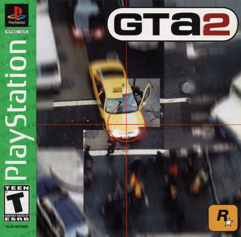 Front Cover for Grand Theft Auto 2 (PlayStation) (Greatest Hits release)