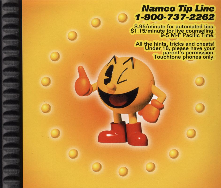 Inside Cover for Pac-Man World 20th Anniversary (PlayStation)
