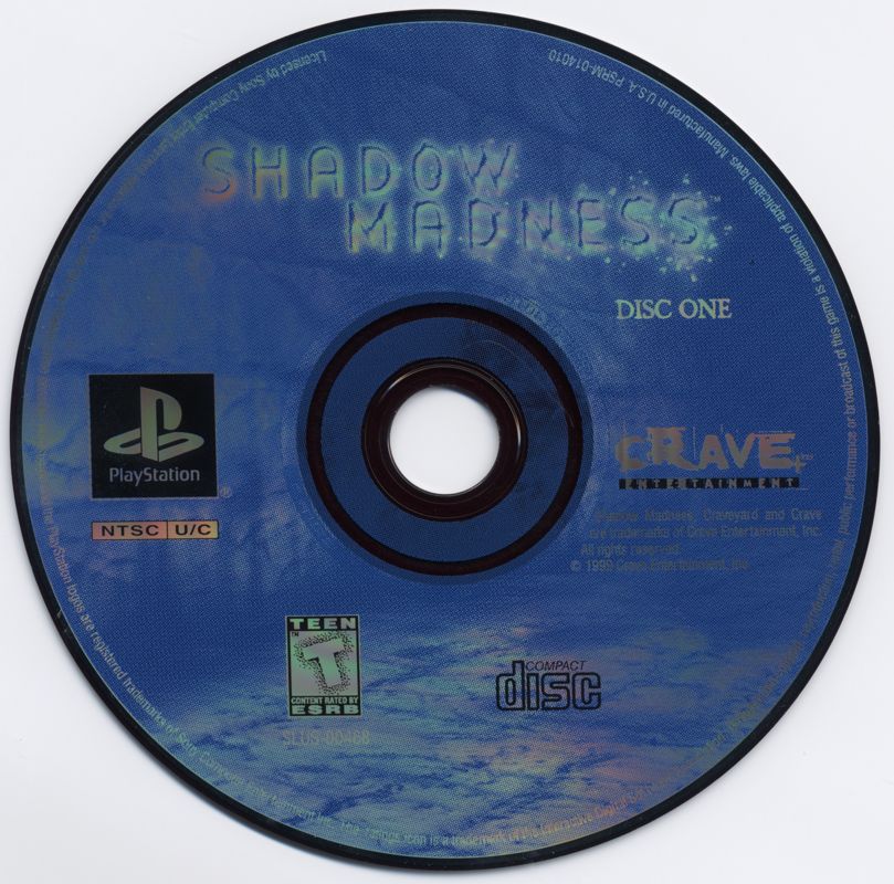 Media for Shadow Madness (PlayStation) (Also contains a playable demo of Jade Cocoon): Disc 1