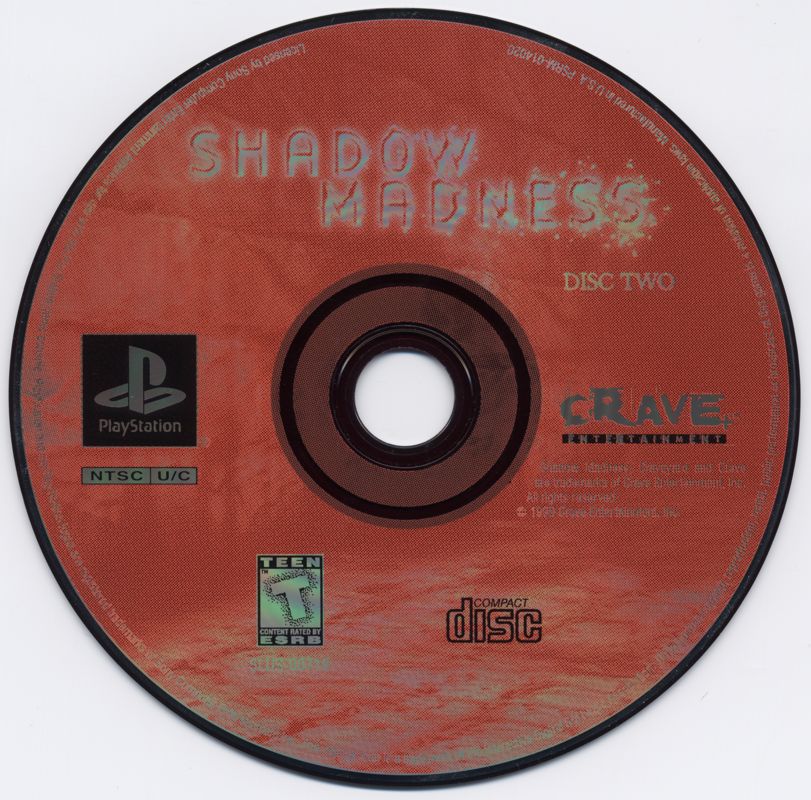 Media for Shadow Madness (PlayStation) (Also contains a playable demo of Jade Cocoon): Disc 2