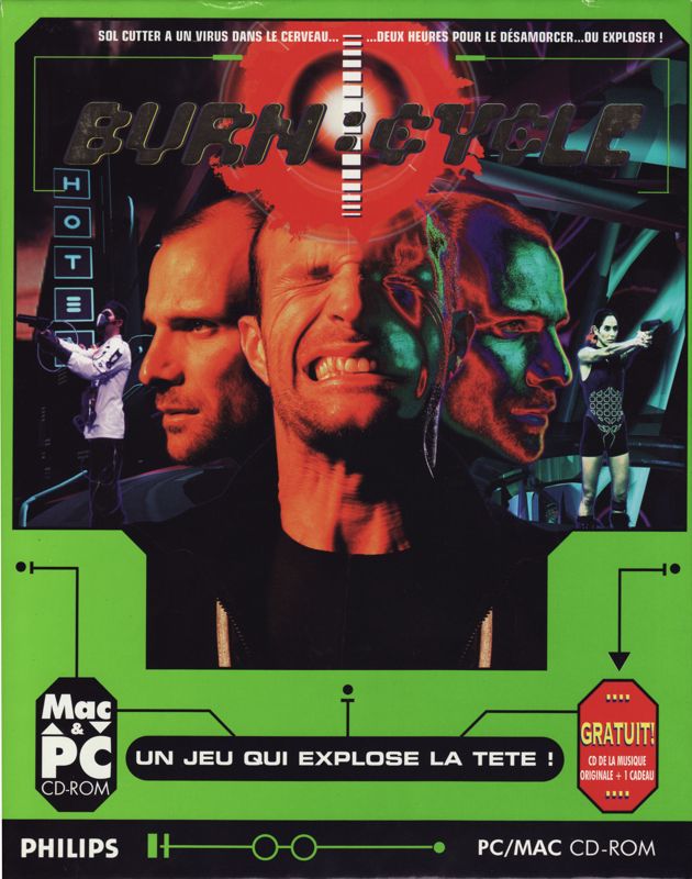 Front Cover for Burn:Cycle (Macintosh and Windows 3.x)