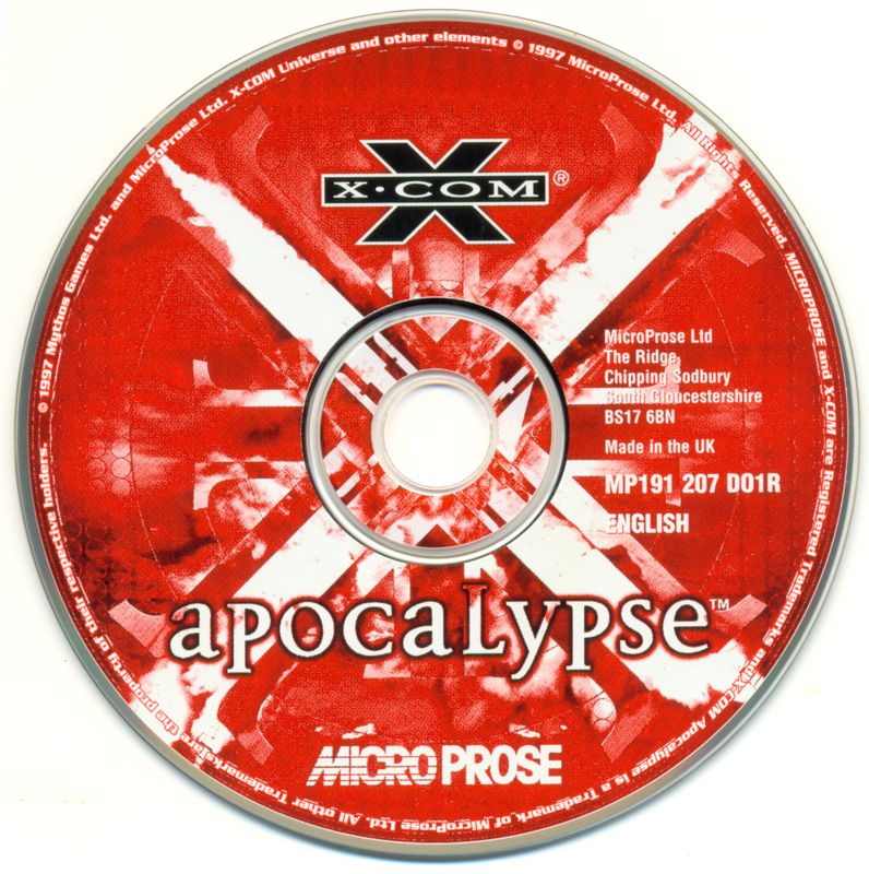 Media for X-COM: Apocalypse (DOS and Windows) (Power Plus Release)