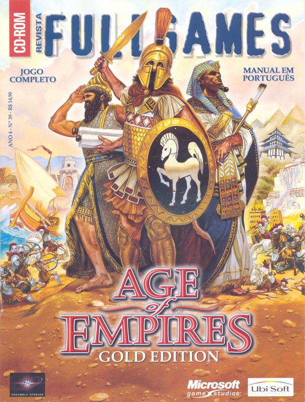 Front Cover for Age of Empires: Gold Edition (Windows) (Fullgames #39 covermount)