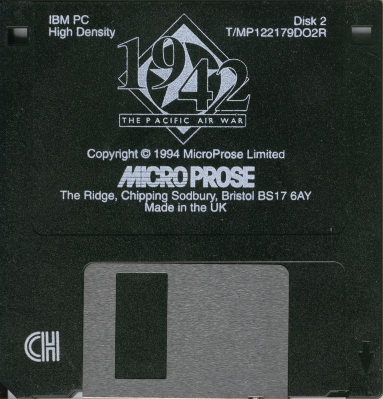 Media for 1942: The Pacific Air War (DOS): Disk 2