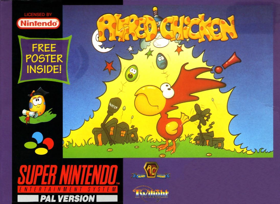 Front Cover for Super Alfred Chicken (SNES)