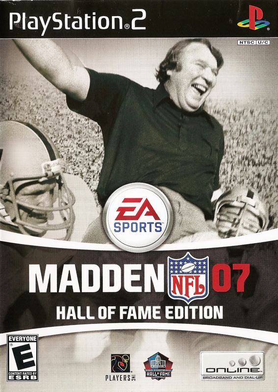 Front Cover for Madden NFL 07 (Hall of Fame Edition) (PlayStation 2)