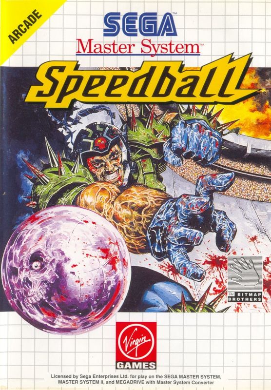 Front Cover for Speedball (SEGA Master System) (Virgin re-release)
