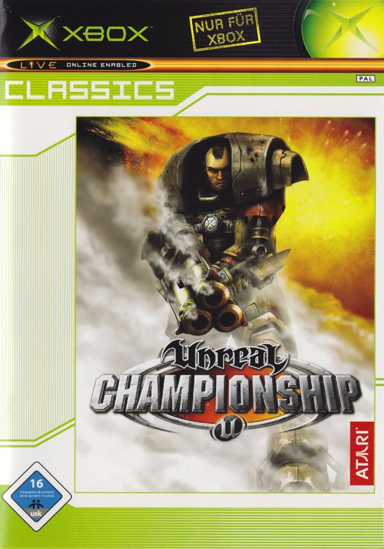 Front Cover for Unreal Championship (Xbox) (Xbox Classics release)