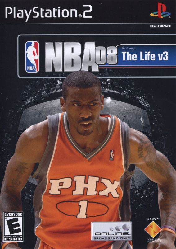 Front Cover for NBA 08 (PlayStation 2)