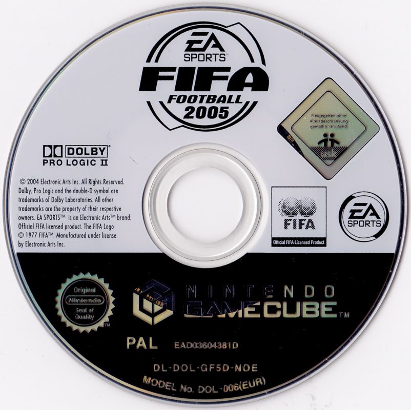 Media for FIFA Soccer 2005 (GameCube)