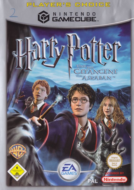 Front Cover for Harry Potter and the Prisoner of Azkaban (GameCube) (Player's Choice release)