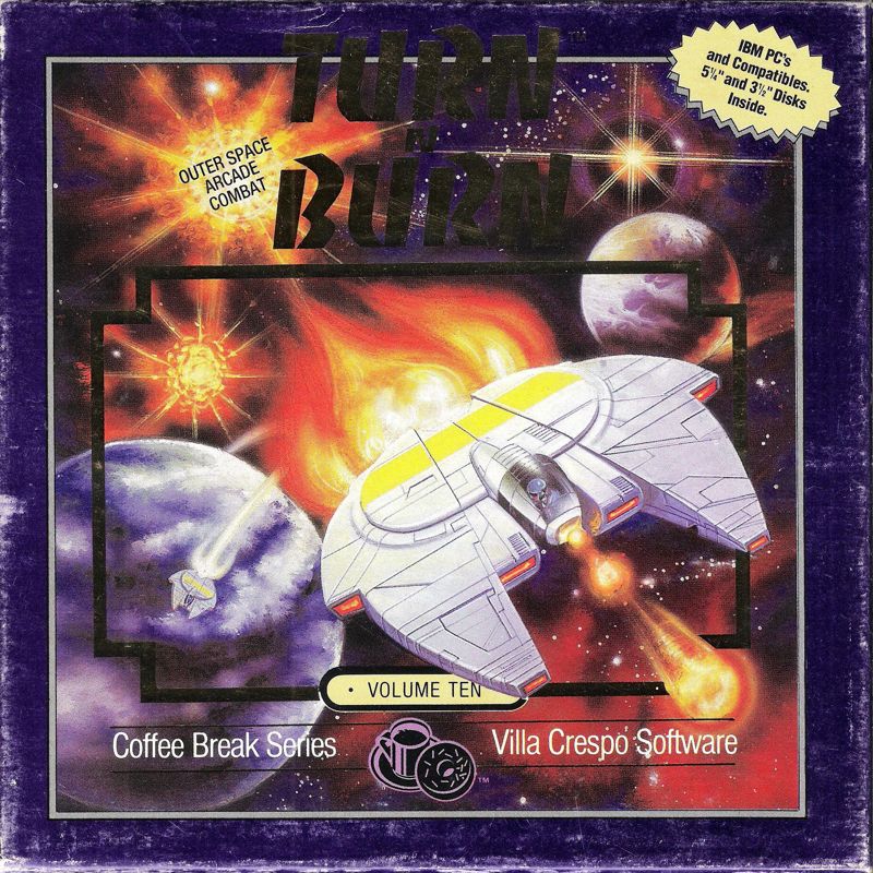Front Cover for Turn n' Burn (DOS) (Dual Media Release)