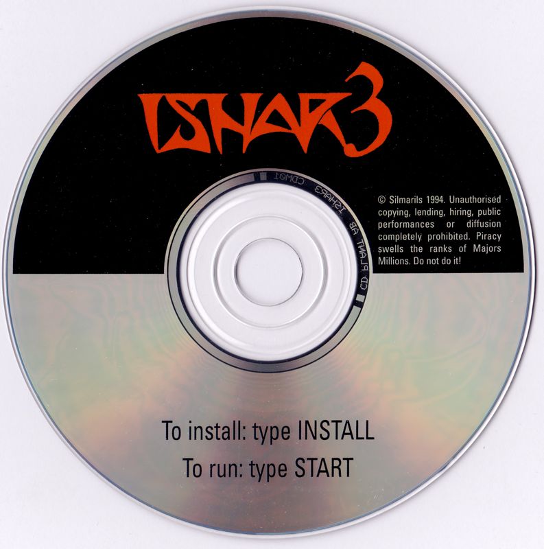 Media for Ishar 3: The Seven Gates of Infinity (DOS) (CD-ROM release)
