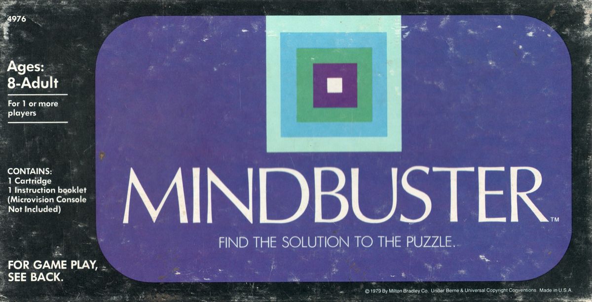 Front Cover for Mindbuster (Microvision)