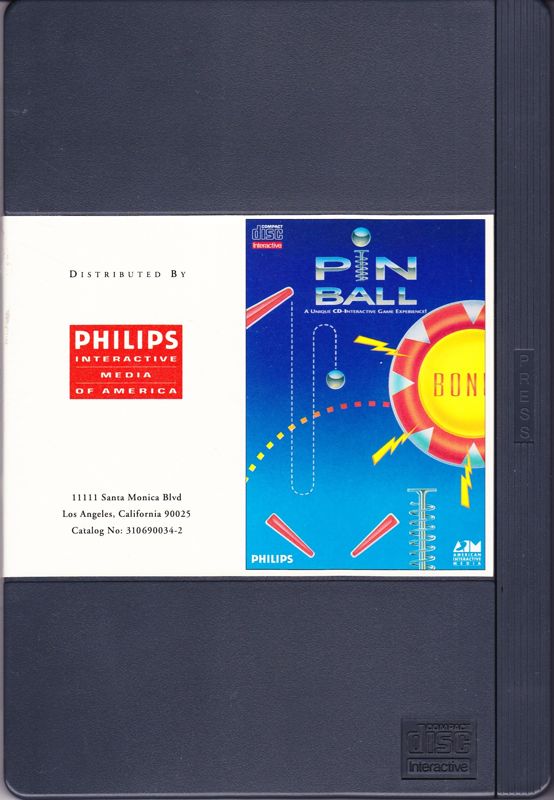 Front Cover for Pinball (CD-i)
