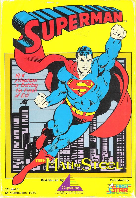 Front Cover for Superman: The Man of Steel (DOS)