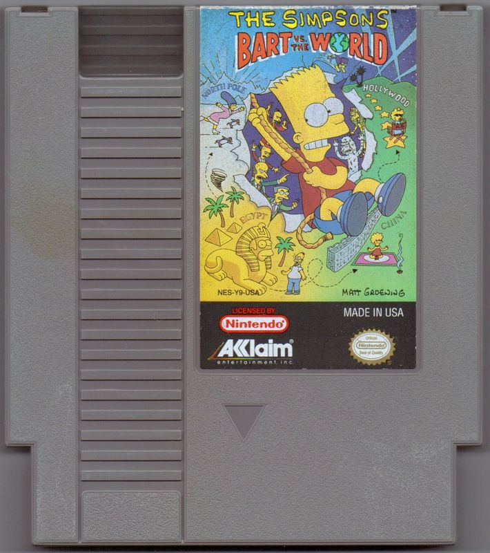 Media for The Simpsons: Bart vs. the World (NES)