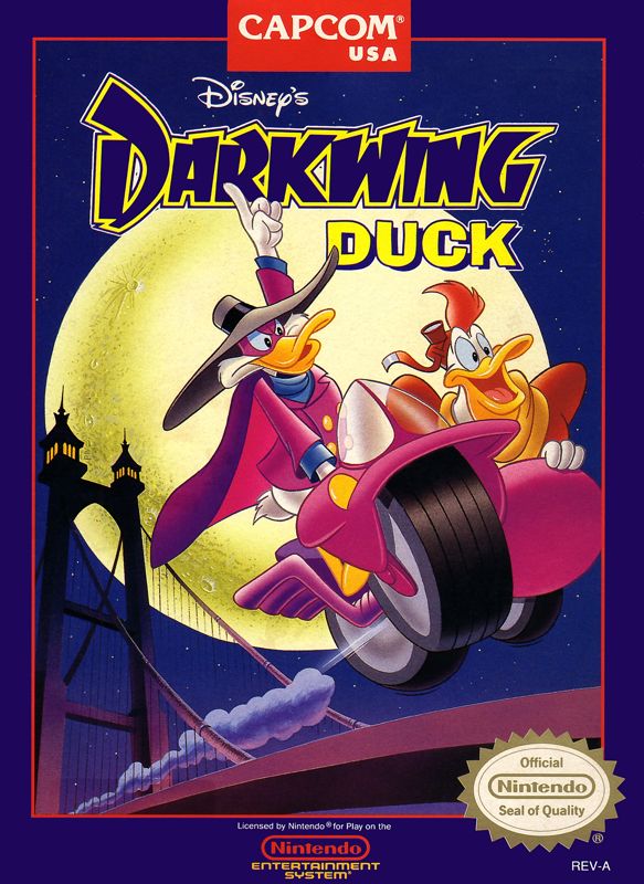 Front Cover for Disney's Darkwing Duck (NES)