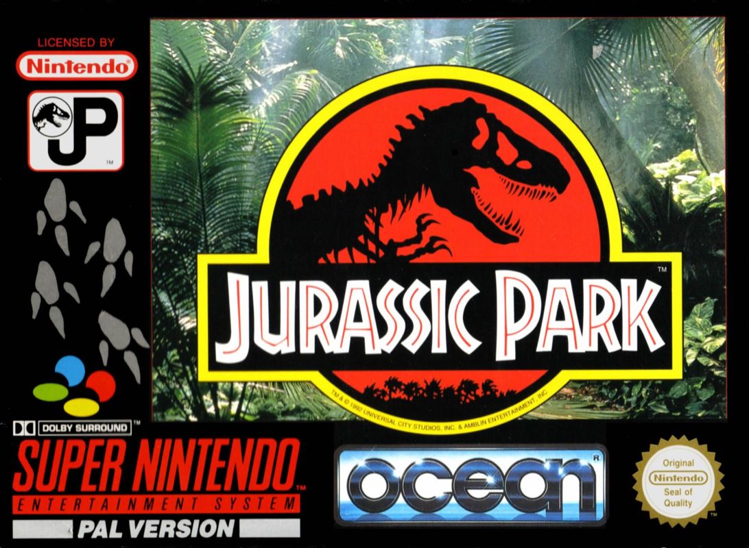 Front Cover for Jurassic Park (SNES)