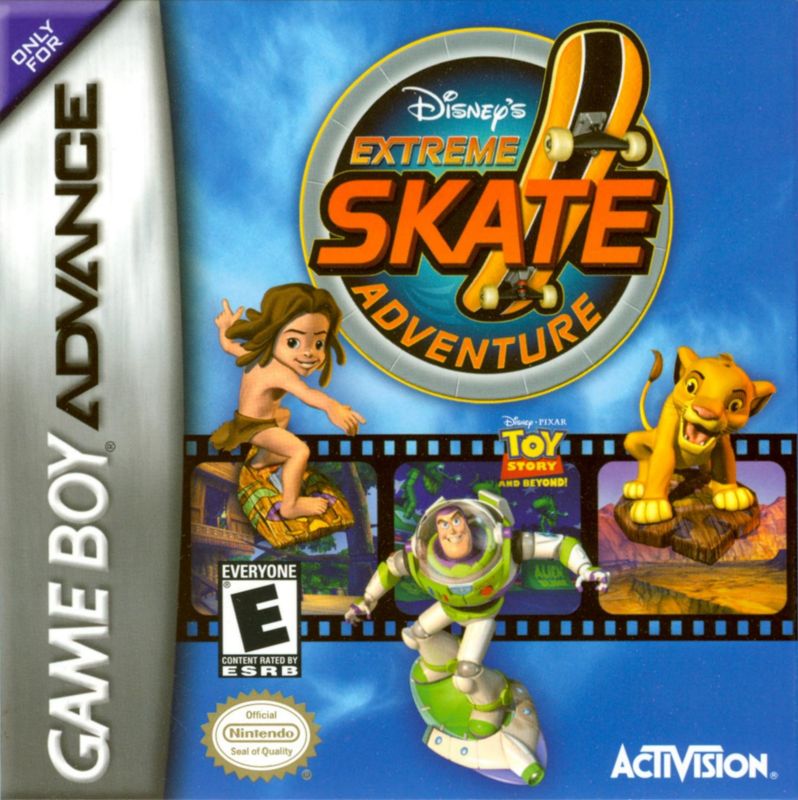 Front Cover for Disney's Extreme Skate Adventure (Game Boy Advance)