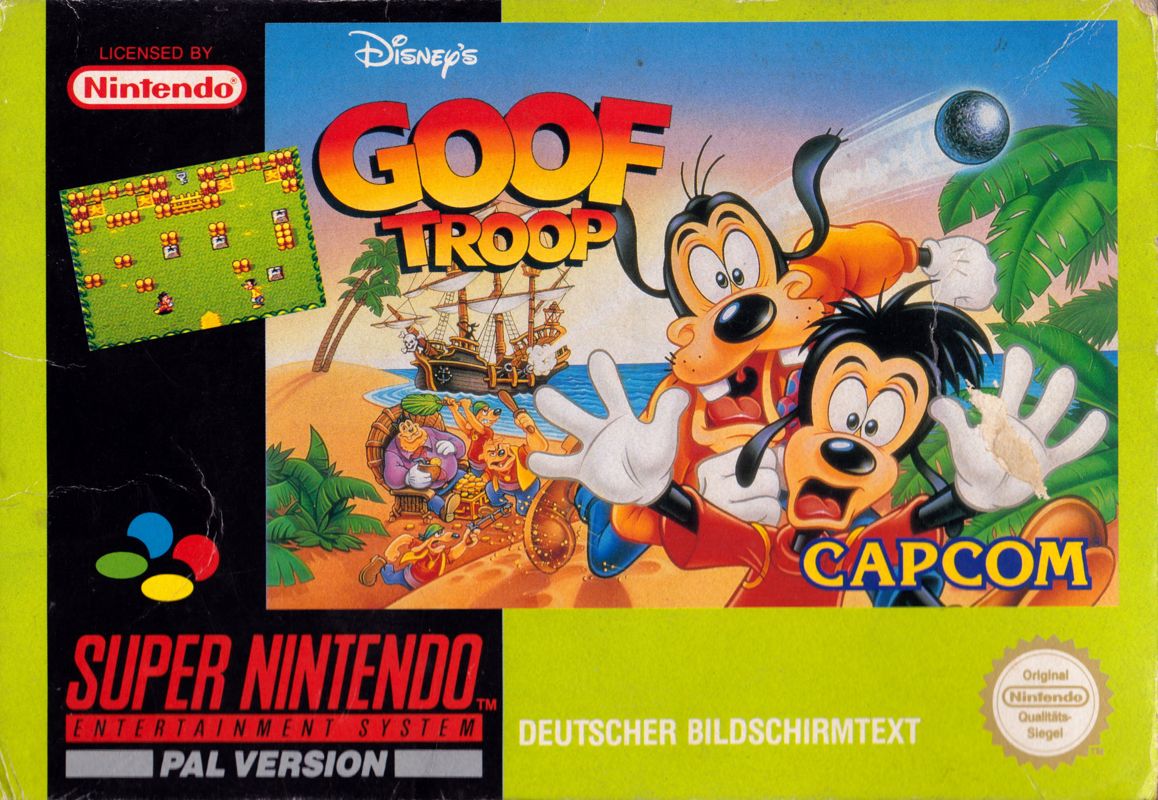 Front Cover for Disney's Goof Troop (SNES)
